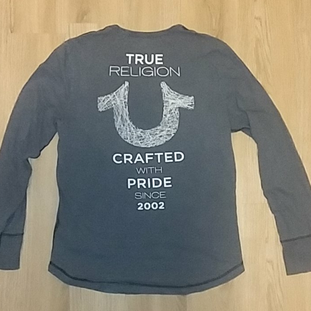 True Religion "Crafted With Pride'' Crewneck Shirt